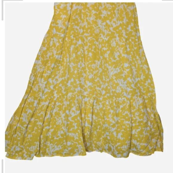 Yellow Floral Maxi Dress - Picture 11 of 12